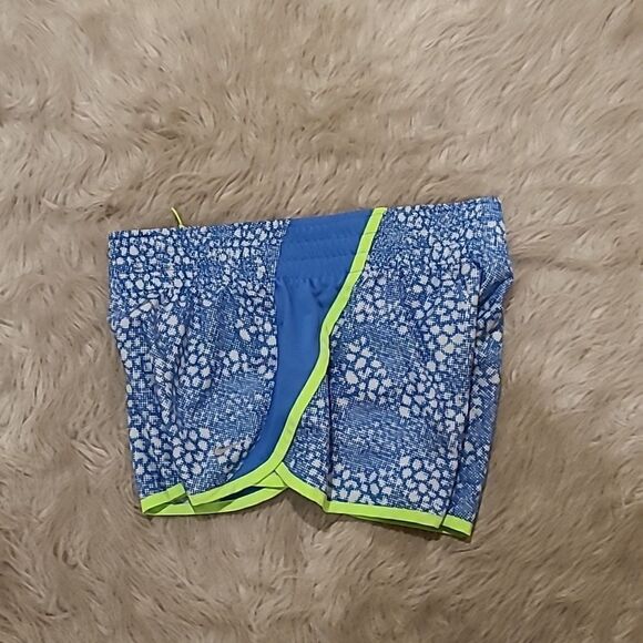 Nike womens blue and‎ lime green work put shorts size small - Picture 4 of 7